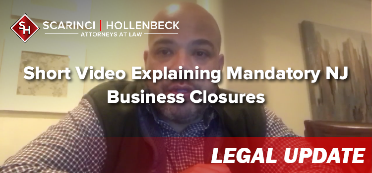 Short Video Explaining Mandatory NJ Business Closures