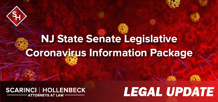 NJ State Senate Legislative Coronavirus Information Package