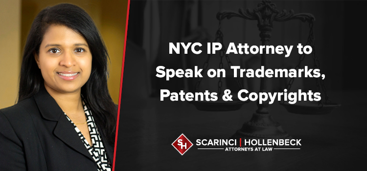 NYC IP Attorney to Speak on Trademarks, Patents & Copyrights