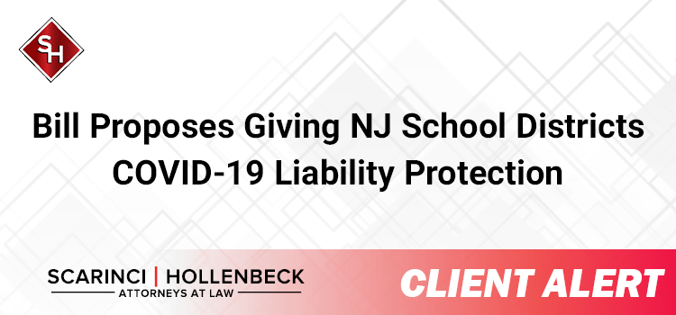 Bill Proposes Giving NJ School Districts COVID-19 Liability Protection